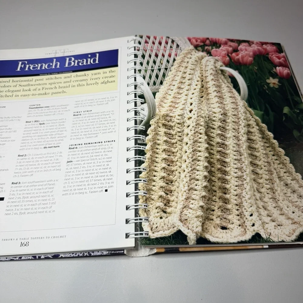 Annie's Attic Favorite Throws & Table Toppers to Crochet Spiral Bound Book‎